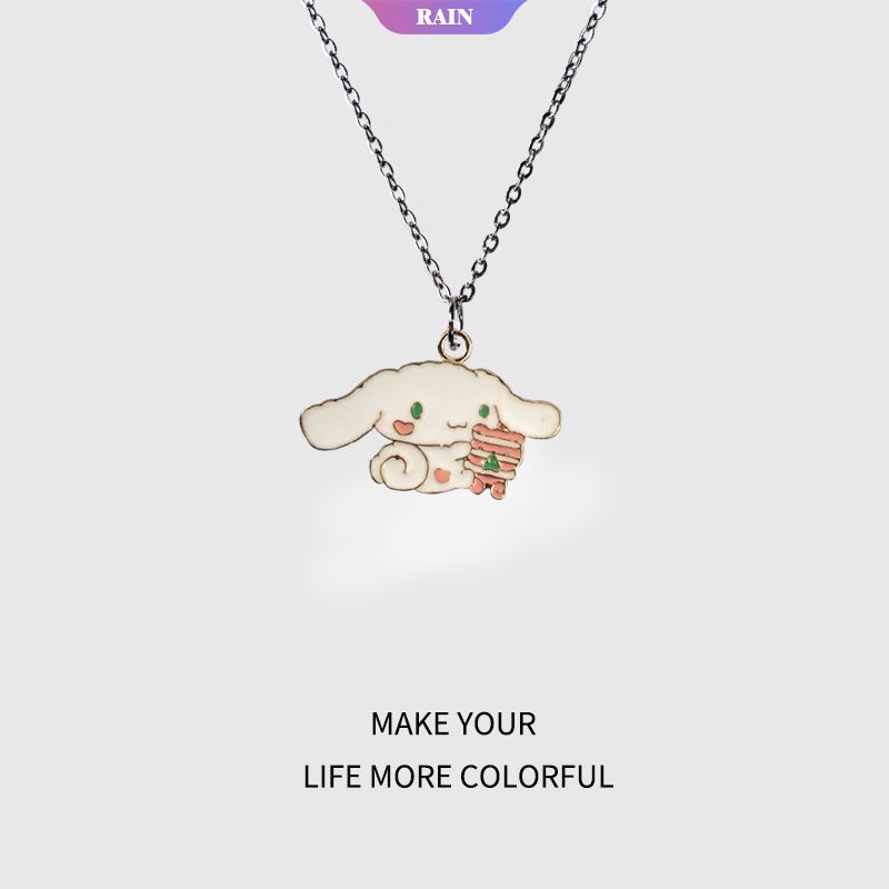 Vòng cổ Họa Tiết Hoạt Hình Sanrio Kuromi Melody Cinnamoroll Dành Cho Cặp Đôi