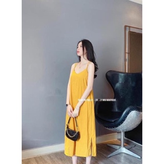 VÁY XUÔNG 2 DÂY CHÉO LƯNG ĐŨI XƯỚC