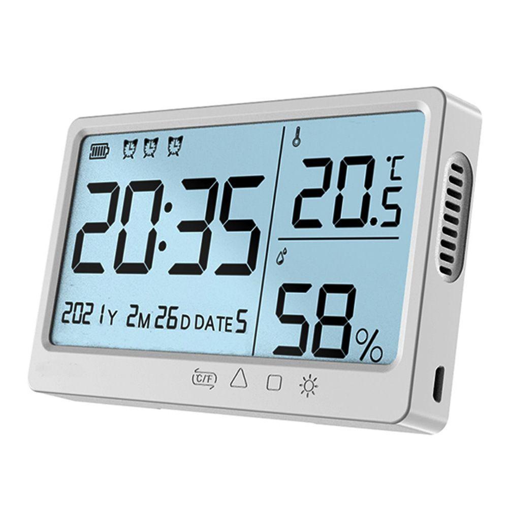 Đồng Hồ Báo Thức SUYO Màn Hình LCD 3D Hiện Đại