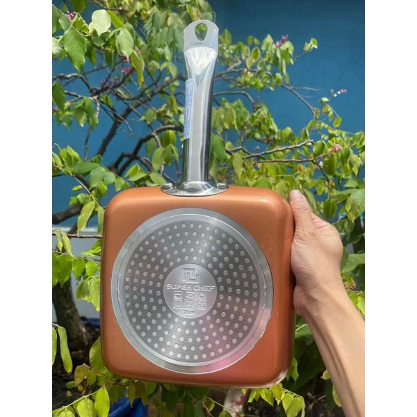 🧸 CHẢO VUÔNG SUPER CHEF size 20cm