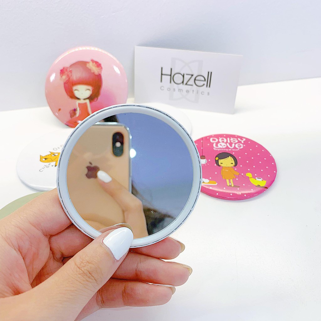Gương cầm tay mini phong cách Hàn Quốc