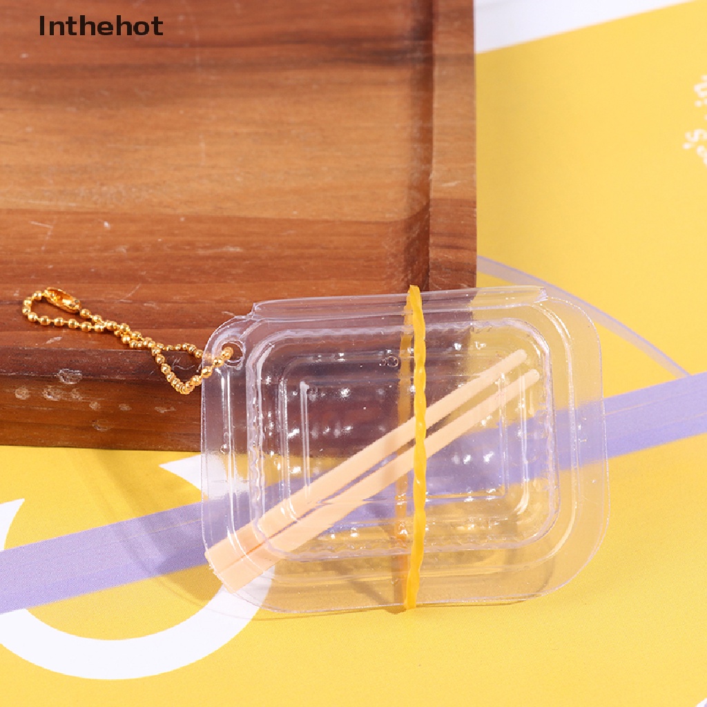 Bộ 2 Hộp Thức Ăn Nhanh + Đũa Dùng Một Lần Cho Nhà Búp Bê