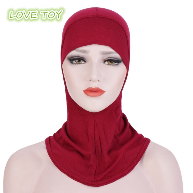Nkodok Khăn Trùm Đầu Hijab Che Phủ Toàn Diện Màu Trơn Phong Cách Hồi Giáo