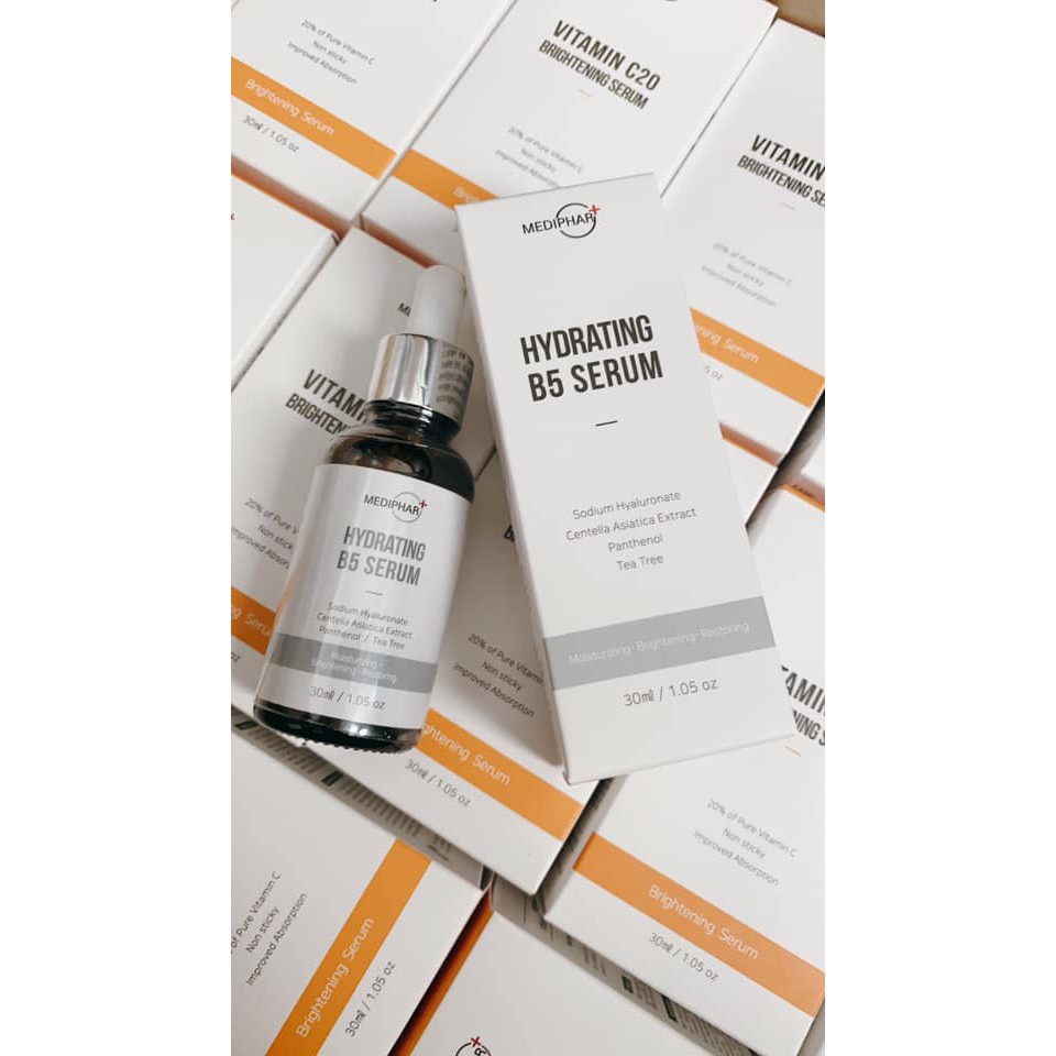 (HÀNG CHÍNH HÃNG) Serum cấp ẩm, hồi phục, trắng da, giảm mụn B5 MEDIPHAR HYDRATING + NIACINAMIDE + T