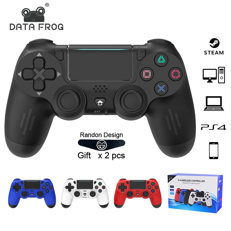 Tay Cầm Chơi Game Không Dây Cho PS4 Sony Bluetooth Rung Dùng Cho Playstation 4 Slim/Pro