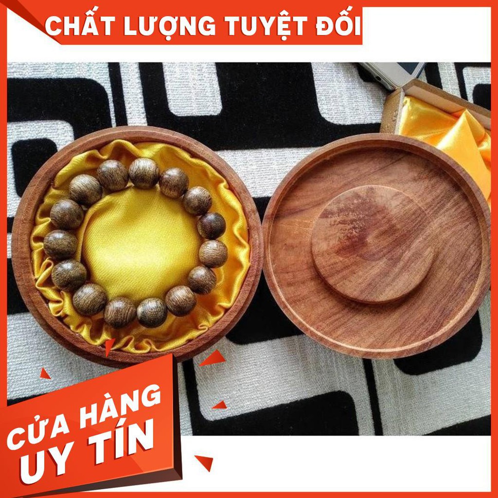 Vòng Tay Trầm Hương Cao Cấp - 10 MM - Bảo Hành Mùi Thơm Vĩnh Viễn