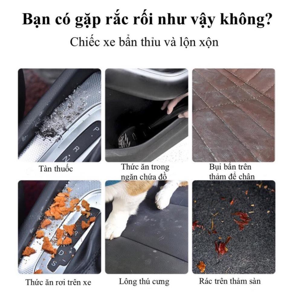 Máy hút bụi cầm tay 4 đầu thông minh không dây cao cấp AIKESI, lực hút siêu mạnh hút sạch bui bẩn lâu ngày, lông thú