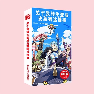 Hộp ảnh Postcard Tensei shitara Slime Datta Ken Lúc Đó Tôi Đã Chuyển Sinh Thành Slime in hình anime chibi