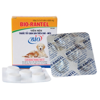 BIO RANTEL Viên nén x.ổ giun chó mèo (Giá Rẻ)
