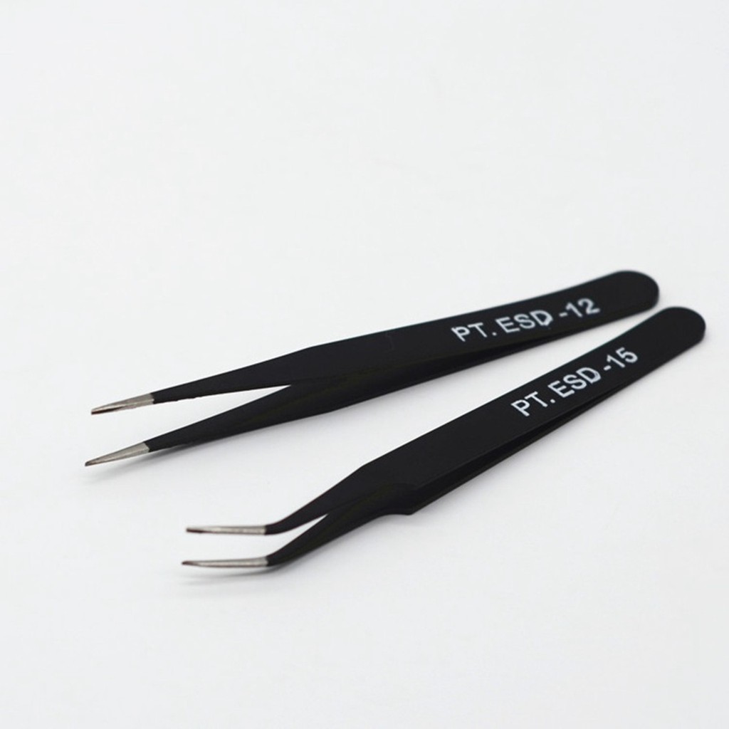 Bộ 2 nhíp gắp đá gắp linh kiện gắn mũi nhọn
