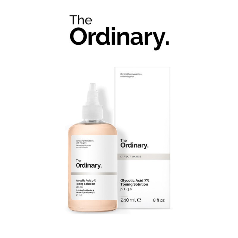 Toner Tẩy Da Chết 240ml Glycolic Acid 7% Toning Solution The Ordinary