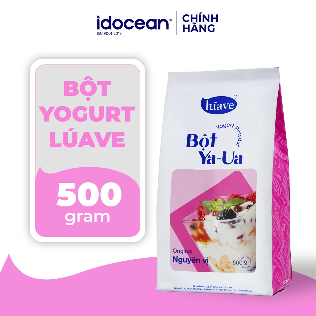 Bột Yogurt LÚAVE - Bột Ya-ua Sữa Chua - Chính Hãng - 500g