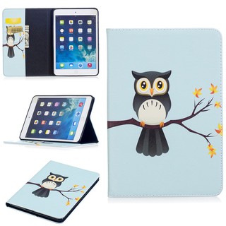 Bao da họa tiết gấu trúc có ngăn đựng thẻ cho Apple iPad mini 1 2 3
