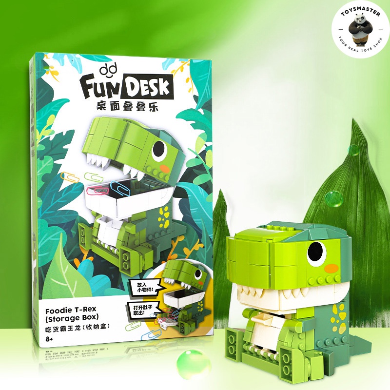 Đồ Chơi Lắp Ráp Kiểu LEGO Mô Hình Khủng Long Bạo Chúa Dinosaur T-rex Hộp Bút,Khung Tranh,Giá Đỡ Điện Thoại Jaki 51001