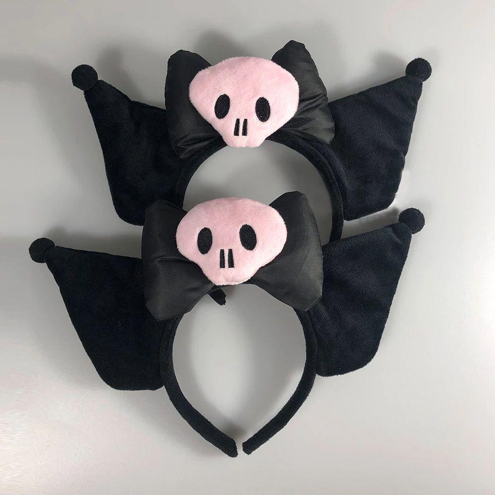 TWINKLE Băng Đô Cài Tóc Hình Đầu Lâu Kuromi Lấp Lánh Cho Bé Gái Dịp Halloween