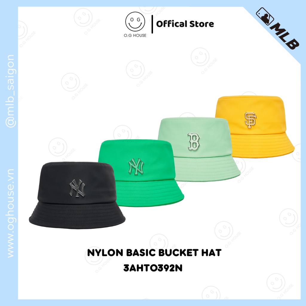 [Chính hãng] Mũ MLB Nylon Basic Bucket Hat