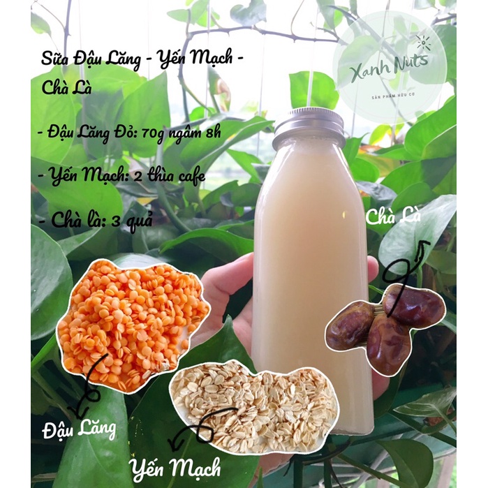 [SET HẠT MIX SẴN] Set hạt dinh dưỡng nhâp khẩu mix sẵn đóng gói hút chân không làm sữa hạt tiện lợi
