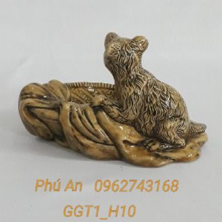 Chuột Gạt Tàn_ Gốm sứ Bát Tràng