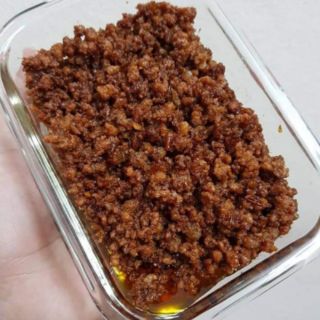 Mắm tép chưng thịt