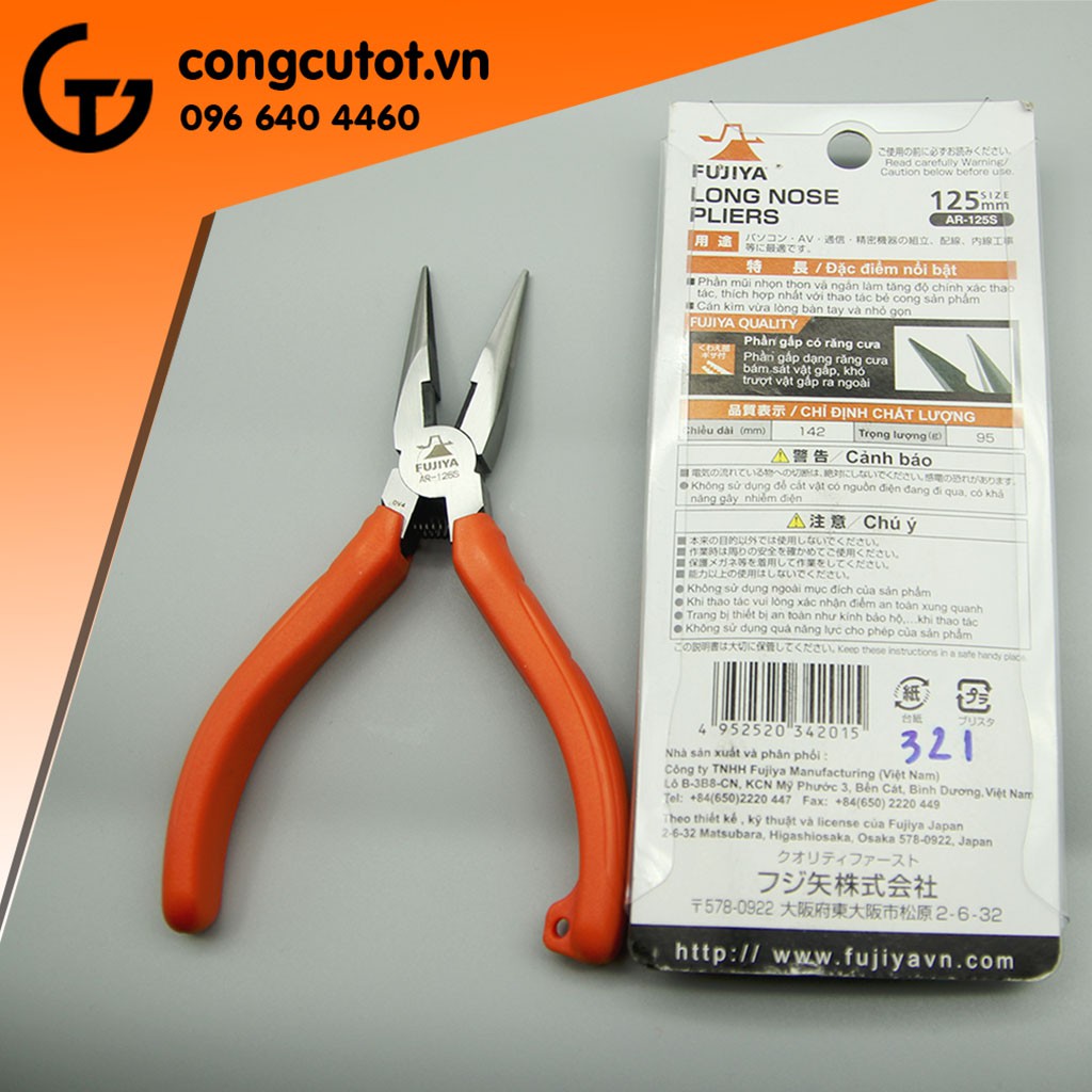 KÌM MỎ NHỌN FUJIYA AR-125S NHẬT BẢN