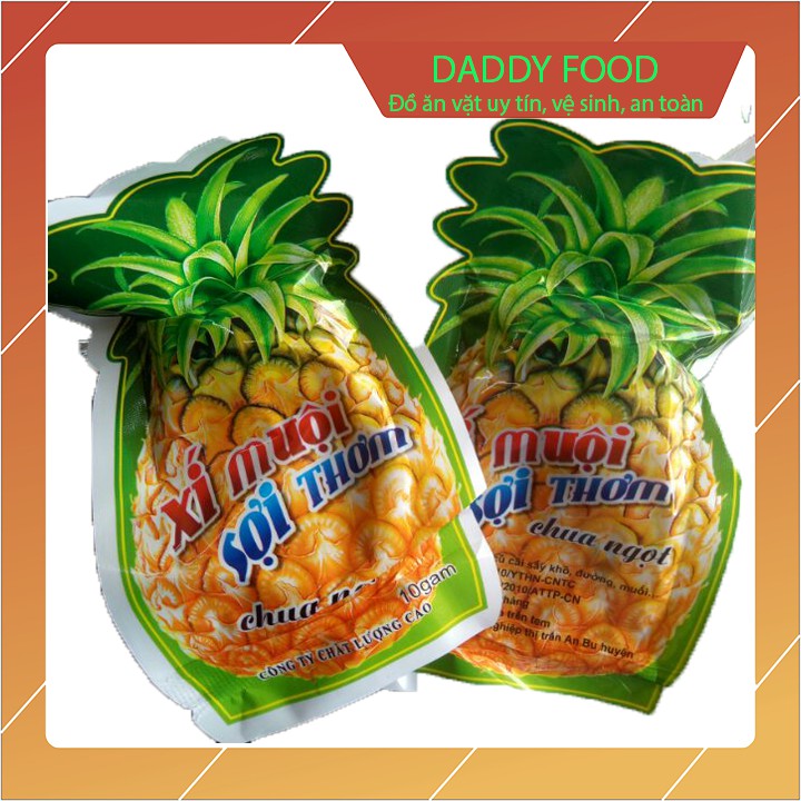 Combo 10 gói xí muội sợi thơm chua ngọt đồ ăn vặt cổng trường siêu hot