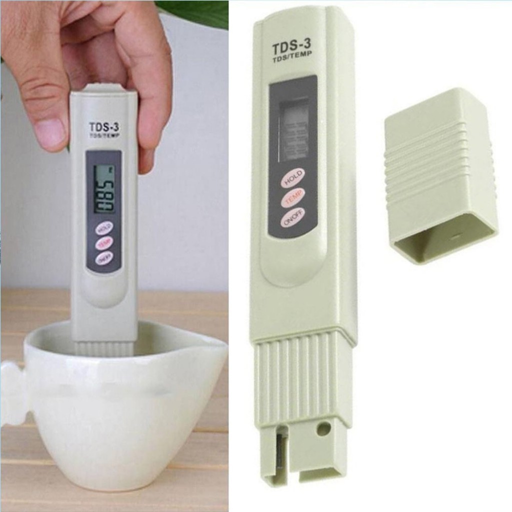 Máy kiểm tra phân tích chất lượng nước, Máy đo kiểm chất lượng nước TDS-3 bút thử nước sạch nhanh đơn giản chính các