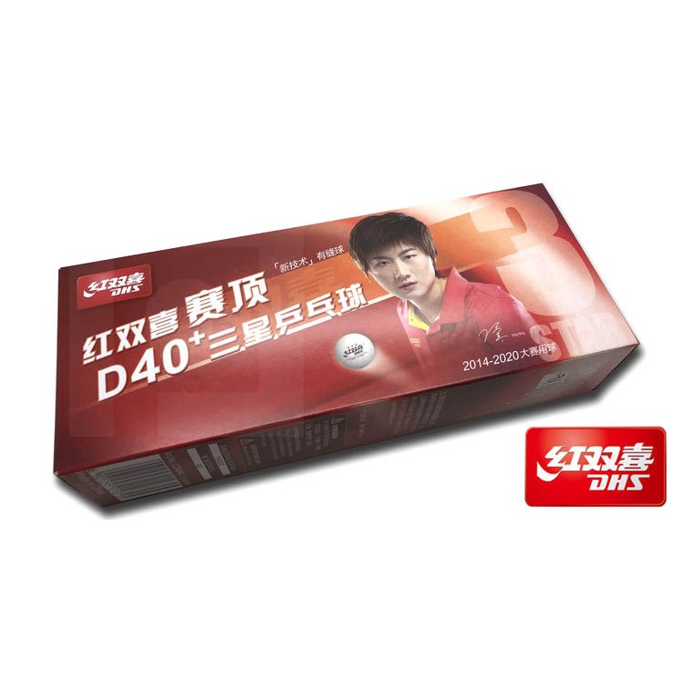 Bóng DHS D40+ Dingning đỏ