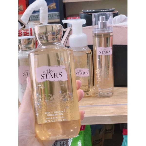 Bộ sản phẩm Bath & Body Works mùi In the Stars mang phong cách ngọt ngào, đáng yêu với hươ