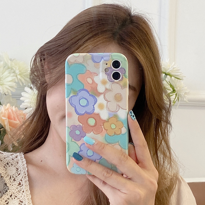 Ốp Điện Thoại Da Cừu Họa Tiết Hoa Xinh Bắt Mắt Cho Iphone 12 Pro Max Mini Iphone Se2020 11pro Max Ix Xr Xs Max 7 8 Plus | BigBuy360 - bigbuy360.vn