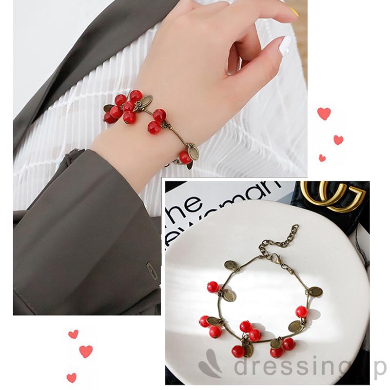 Vòng tay đính đá kim loại phong cách thời trang cho phái nữ