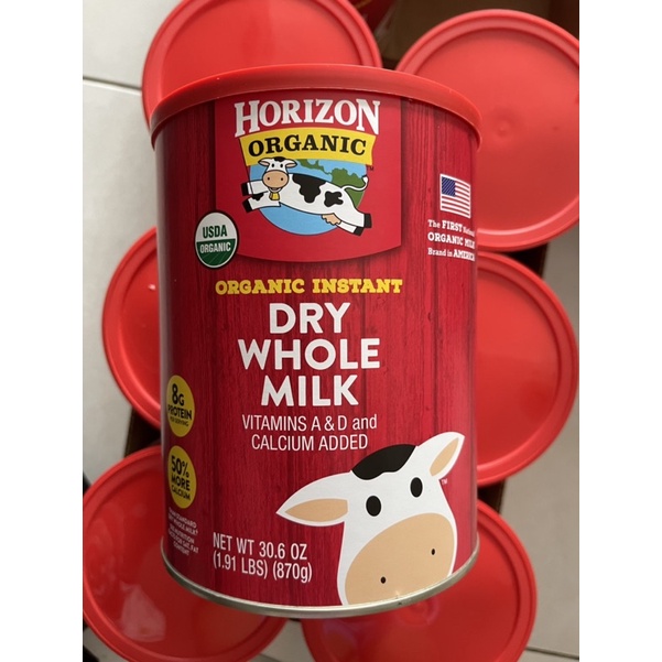 Sữa Tươi Nguyên Kem Dạng Bột Horizon Organic Dry Whole Milk 870g