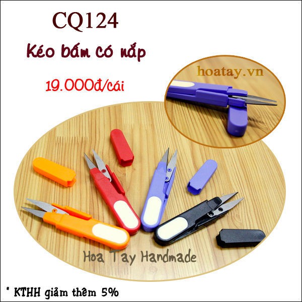 Kéo bấm có nắp - Kéo Bấm An Toàn CQ124