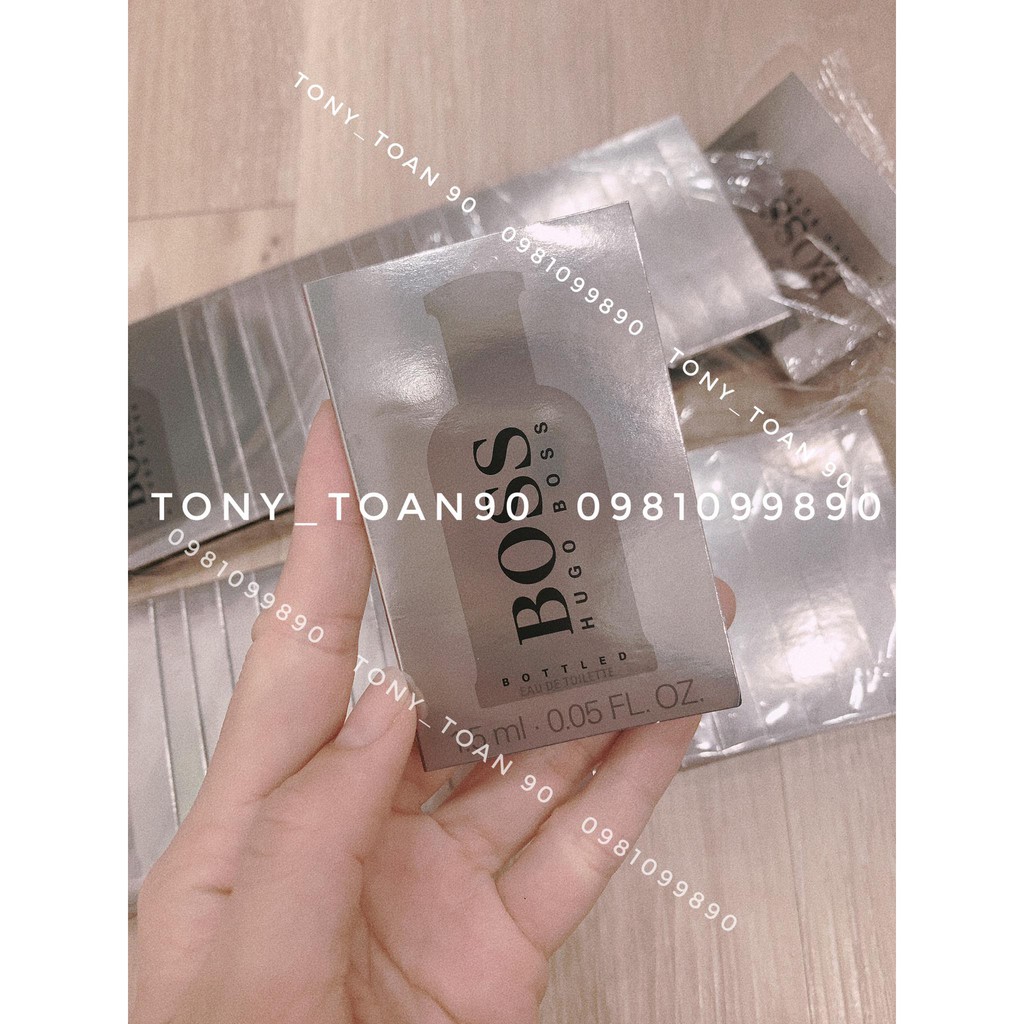 [Vial] Nước Hoa Hugo Boss Bottled Bottle For Him EDT - 1.5ml