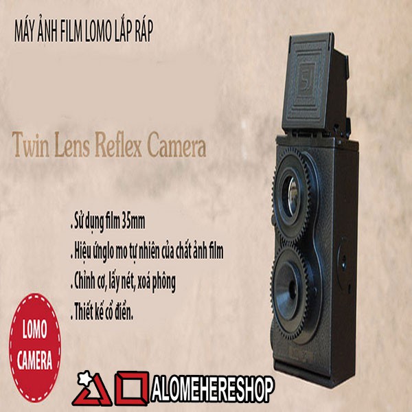 Mô Hình Lắp Ráp Máy Chụp Ảnh Lomo Hai Ống Kính