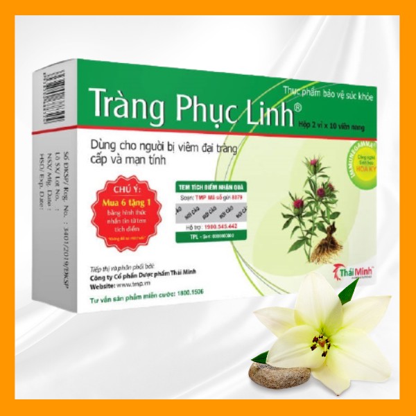 TRÀNG PHỤC LINH - HẾT VIÊM ĐẠI TRÀNG, CHO ĐƯỜNG RUỘT KHỎE.