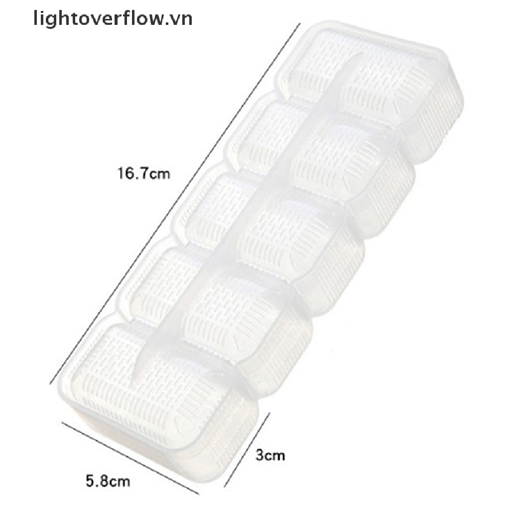 Set 5 Khuôn Làm Sushi Nigiri Không Ép DIY