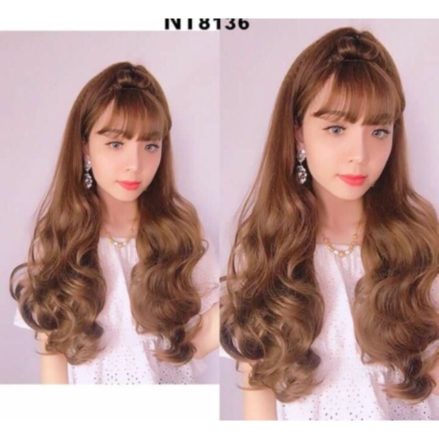 [FREESHIP50K] [ẢNH THẬT] TÓC BỘ XOĂN DÀI TẶNG LƯỚI