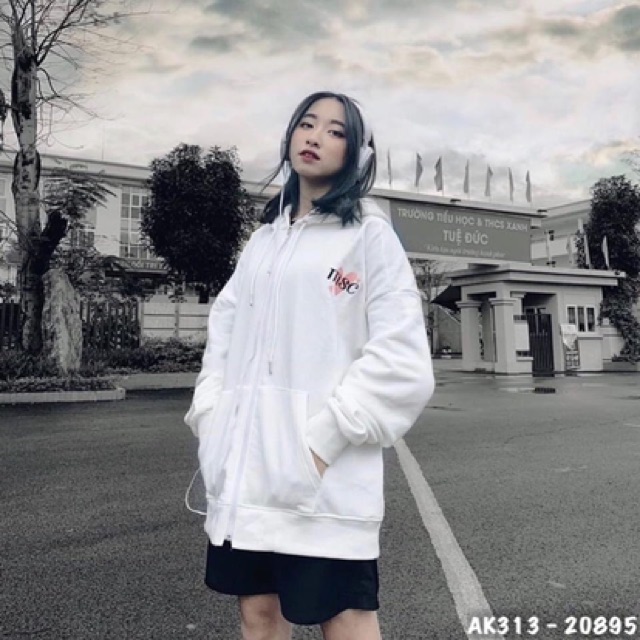 🎆𝐍𝐢̉ 𝐁𝐨̂𝐧𝐠 𝐋𝟏🎆 313 Áo Khoác Nỉ Couple Tim Chữ Hồng (Loại 1) | BigBuy360 - bigbuy360.vn