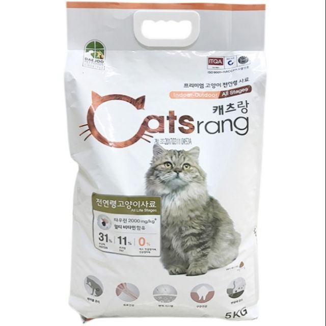 [Kèm Pate 0đ] 5kg CatSrang thức ăn hạt cho mèo mọi lứa tuổi