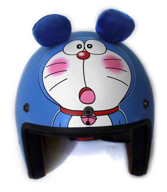 [Free ship 99k] Mũ phượt 3/4 Doreamon mẫu mới