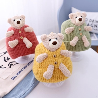 Nón Len Hình Gấu Đáng Yêu Cho Bé