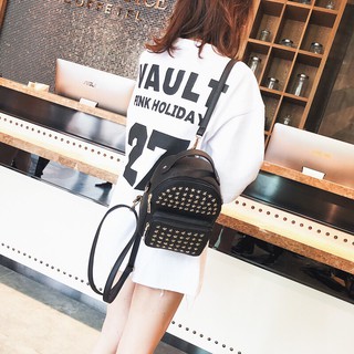 Balo nữ mini da đính sao cá tính - M634