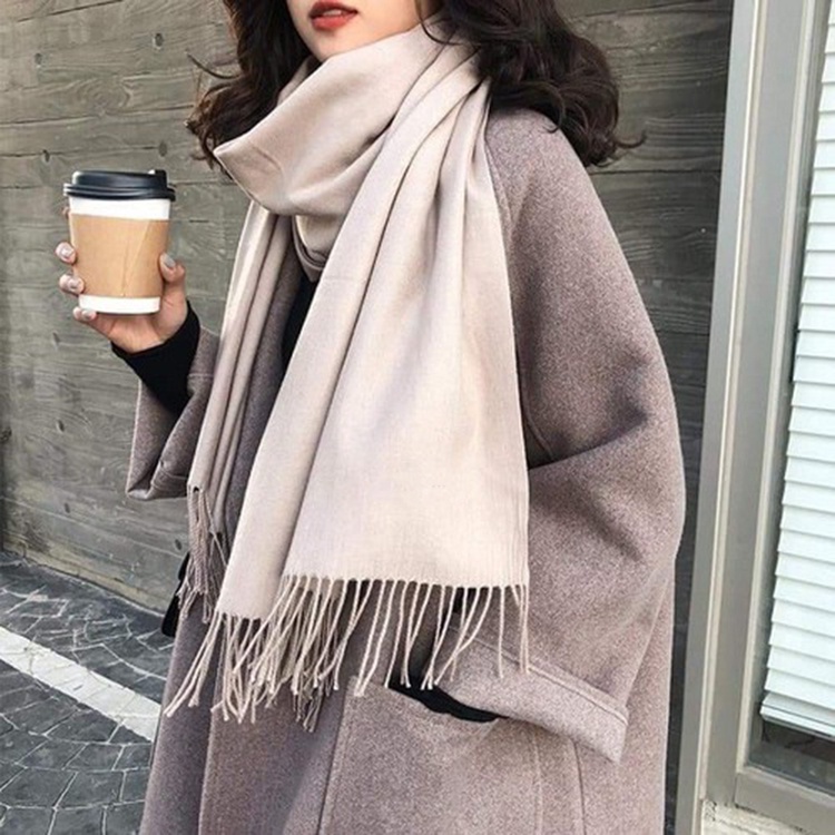 Khăn quàng cổ khăn dạ len quàng cổ nam nữ cao cấp nhiều màu cashmere