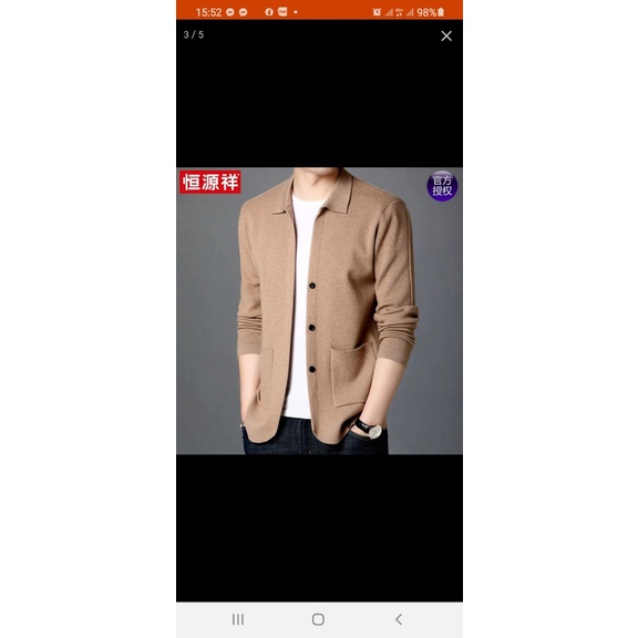 Áo khoác dạ nam dáng vets thời trang thu đông