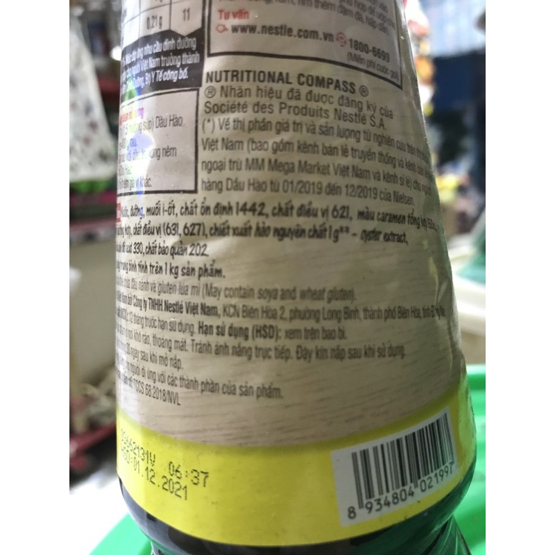 Dầu hào Maggi 820g, 350g, 150g