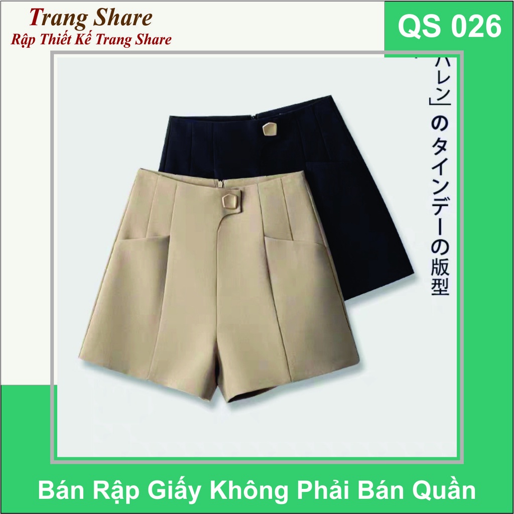 Rap Giay Quan S Nu QS 026 Full SIze S-M-L-XL-XXL