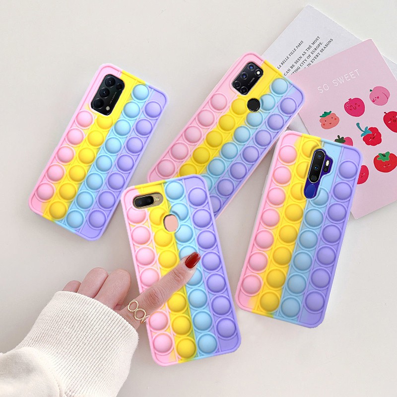 Ốp Điện Thoại Cho Oppo A5S A7 A3S A5 A77 A74 F5 F7 F9 F11 F19 F17 Pro A15 A15S A9 A53 A54 A93 A31 2020 A59 A52 A72 A92 Realme C11 C12 C15 C25 C17 5 6i 6 6s