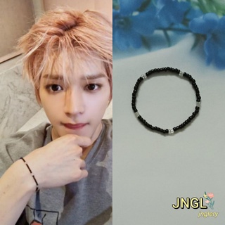 Vòng Đeo Tay Taeyong NCT Vòng Tay Chuỗi Hạt Màu Đen