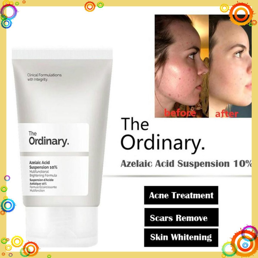 Kem dưỡng sáng da, mờ thâm The Ordinary Azelaic Acid Suspension 10% 30ml siêu sale ngày hề | WebRaoVat - webraovat.net.vn