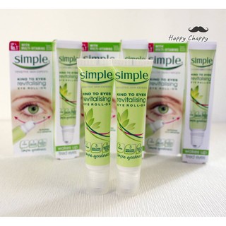 Lăn dưỡng mắt Simple Kind To Eyes Revitalising Eye Roll On